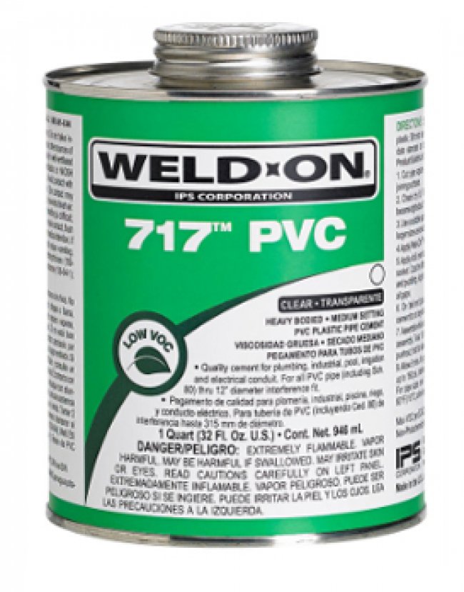 กาวทาท่อ UPVC ยี่ห้อ WELD-ON 717 (แบบใส)  รหัสสินค้า UPVC001