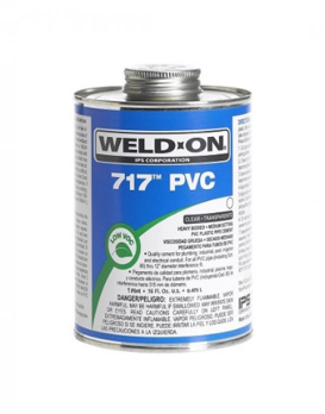 กาวทาท่อ UPVC ยี่ห้อ WELD-ON 717 รหัสสินค้า UPVC002