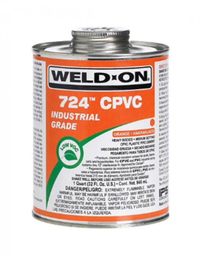 กาวทาท่อ CPVC ยี่ห้อ WELD-ON 724tm รหัสสินค้า CPVC001