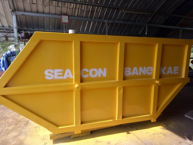 งานผลิตถังขยะ 8 คิว @Seacon
