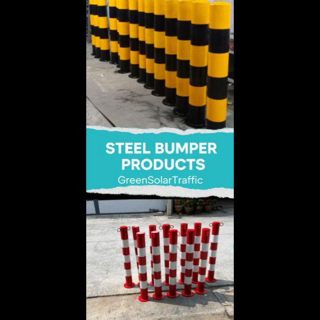 ผลงานรวมเหล็กกั้นกันชน เหลือง-ดำ